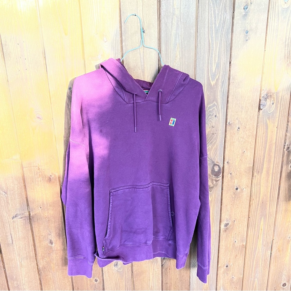 Vintage Nike Court Burgundy / Purple Hoodie (XL)